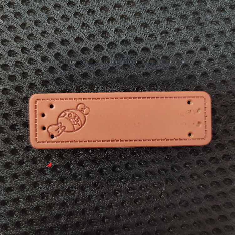 Custom PVC Embossed Leather Labels