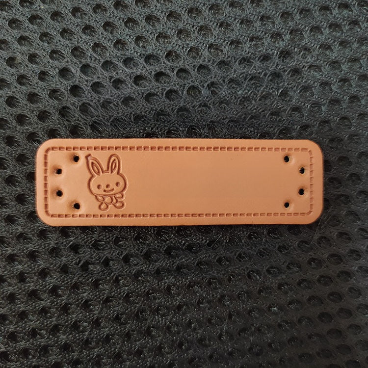 Custom PVC Embossed Leather Labels