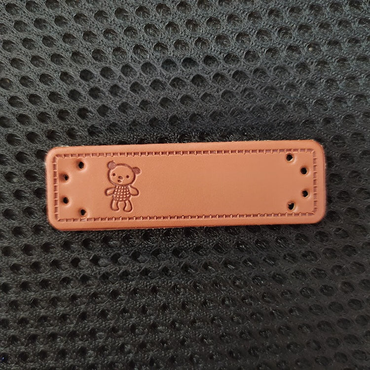 Custom PVC Embossed Leather Labels