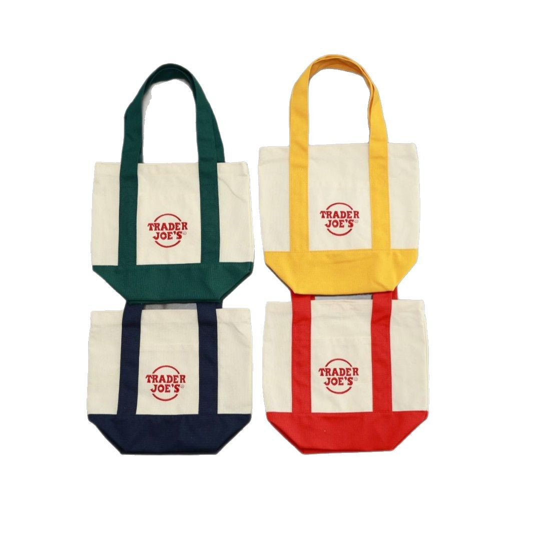 Customizable Canvas Tote Bag with Embroidery