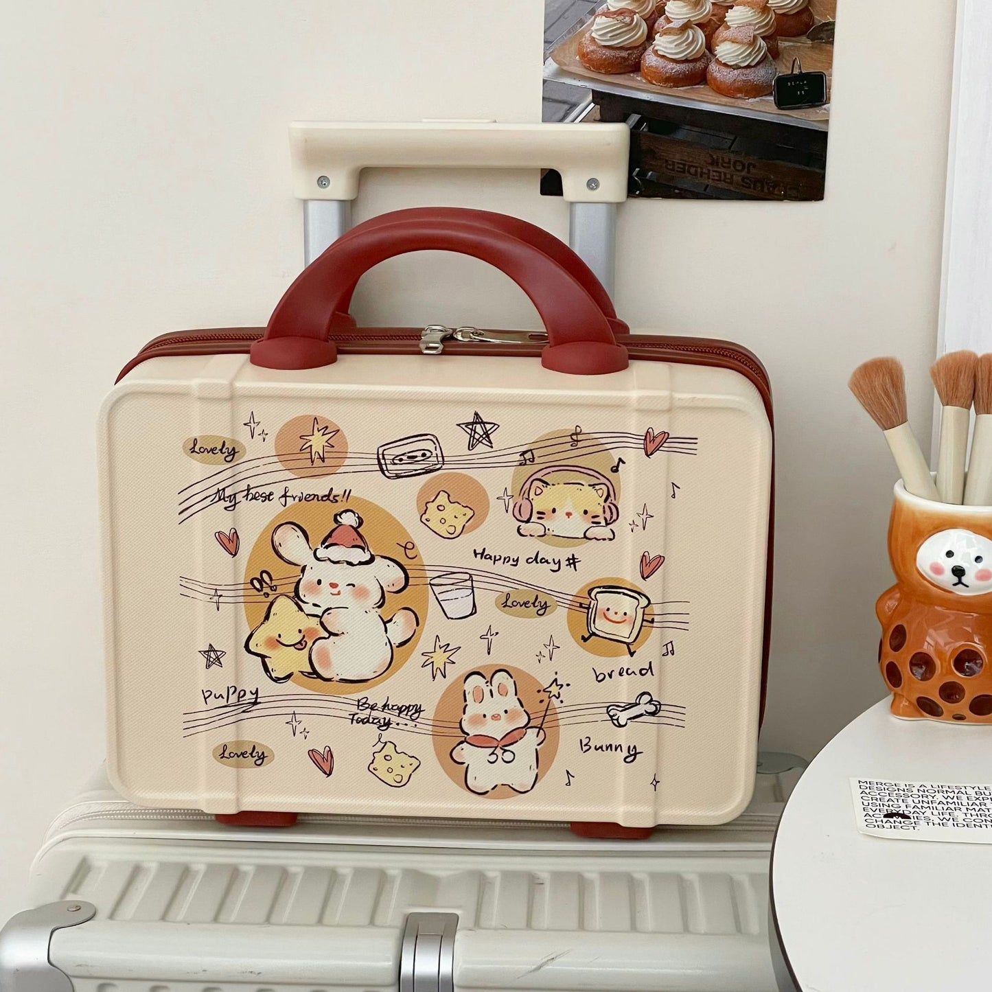 Customizable printed cosmetic cases