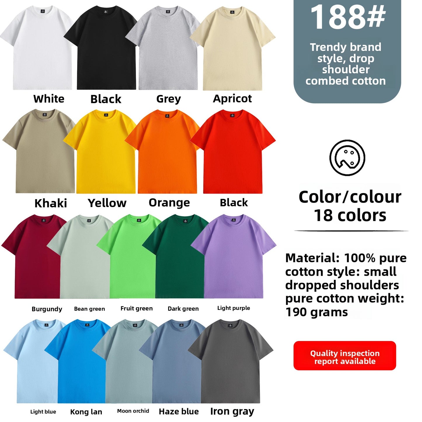 Customizable Quick-Dry Cotton T-Shirt
