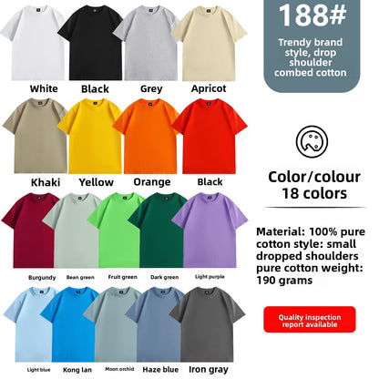 Customizable Quick-Dry Cotton T-Shirt