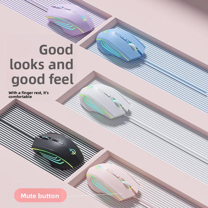 Customizable RGB Wired Gaming Mouse