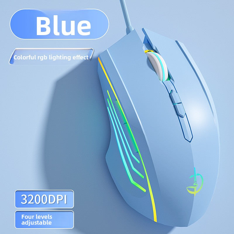 Customizable RGB Wired Gaming Mouse