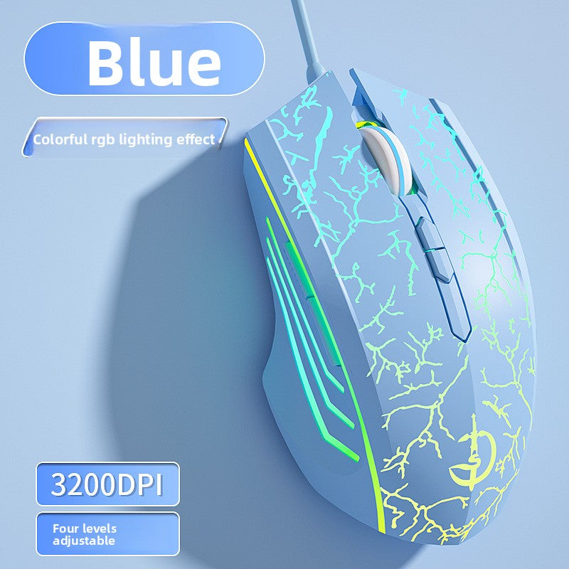 Customizable RGB Wired Gaming Mouse