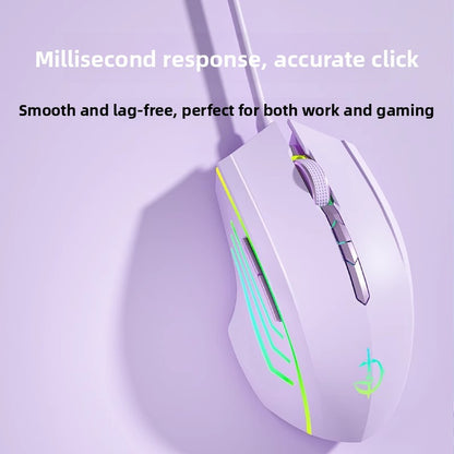 Customizable RGB Wired Gaming Mouse