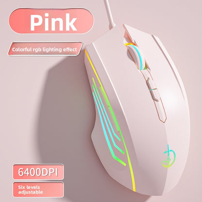 Customizable RGB Wired Gaming Mouse