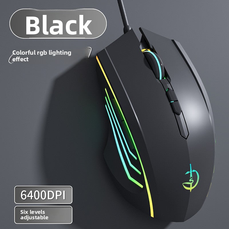 Customizable RGB Wired Gaming Mouse