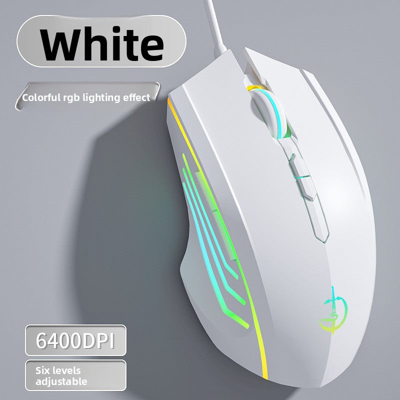 Customizable RGB Wired Gaming Mouse