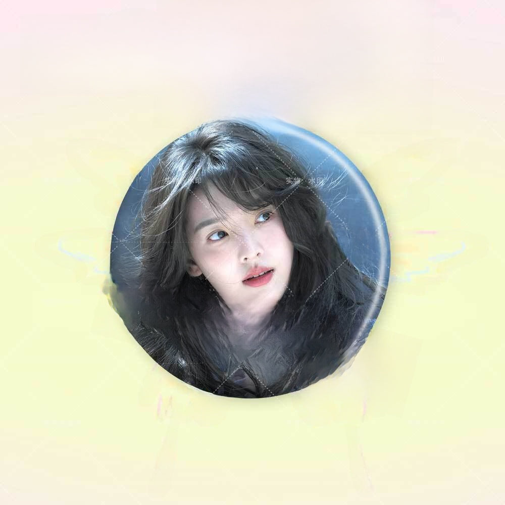 Customizable Round Brooch Pin Badge