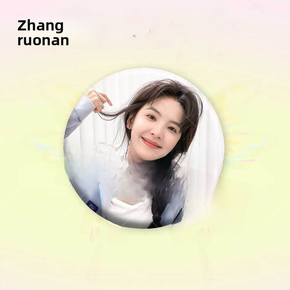 Customizable Round Brooch Pin Badge