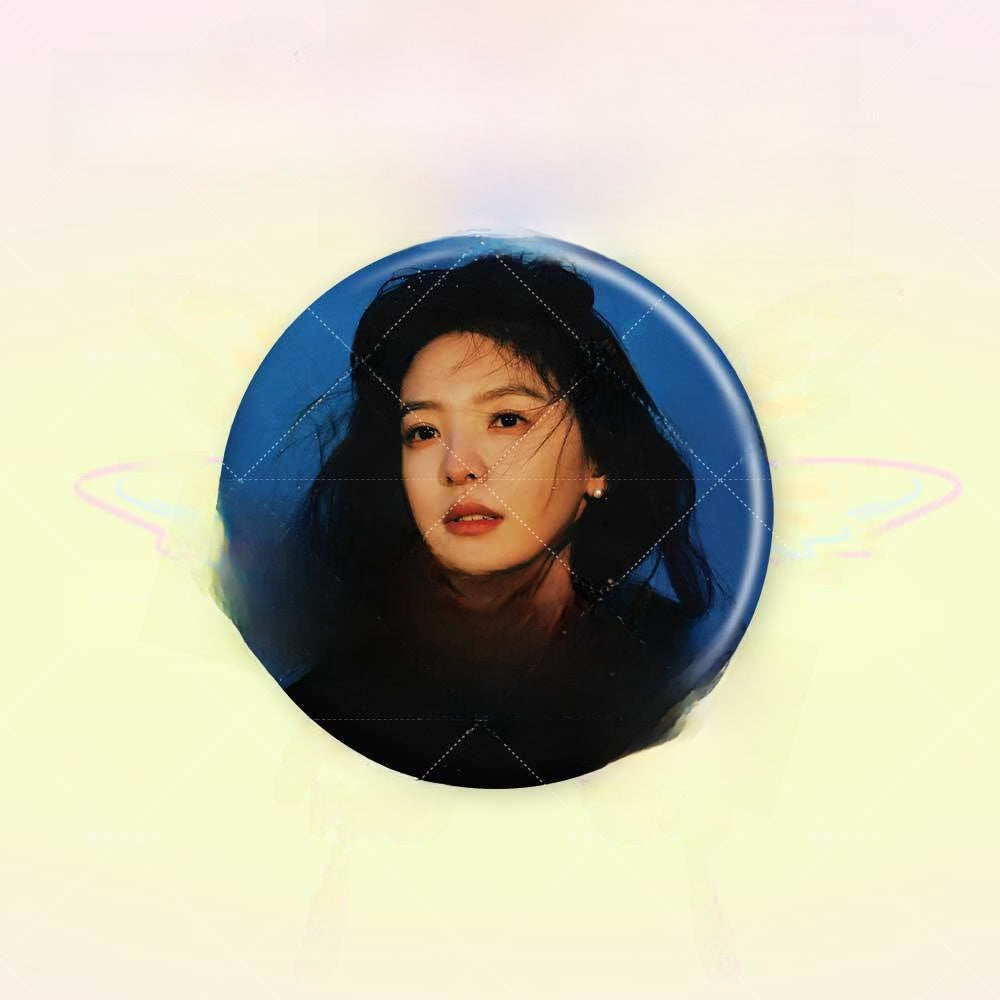 Customizable Round Brooch Pin Badge