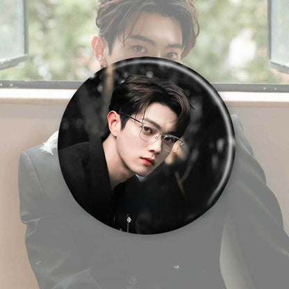Customizable Star Brooch Badge