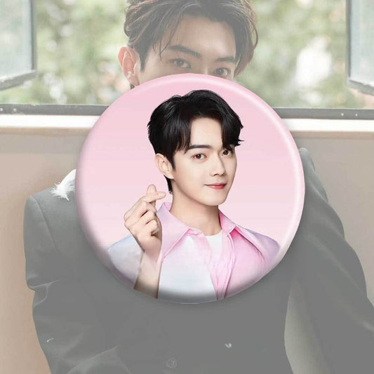 Customizable Star Brooch Badge