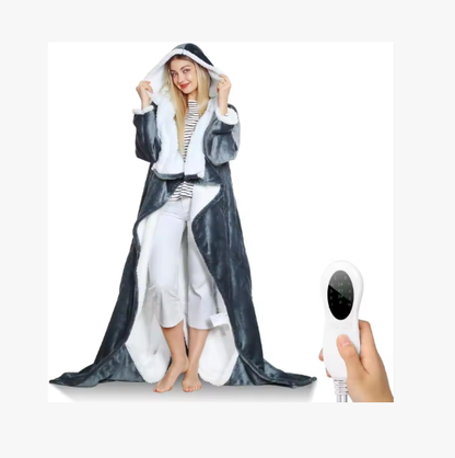 Customized 3-in-1 Portable Fast Heating Electric Blanket, Wearable Electric Blanket for Winter