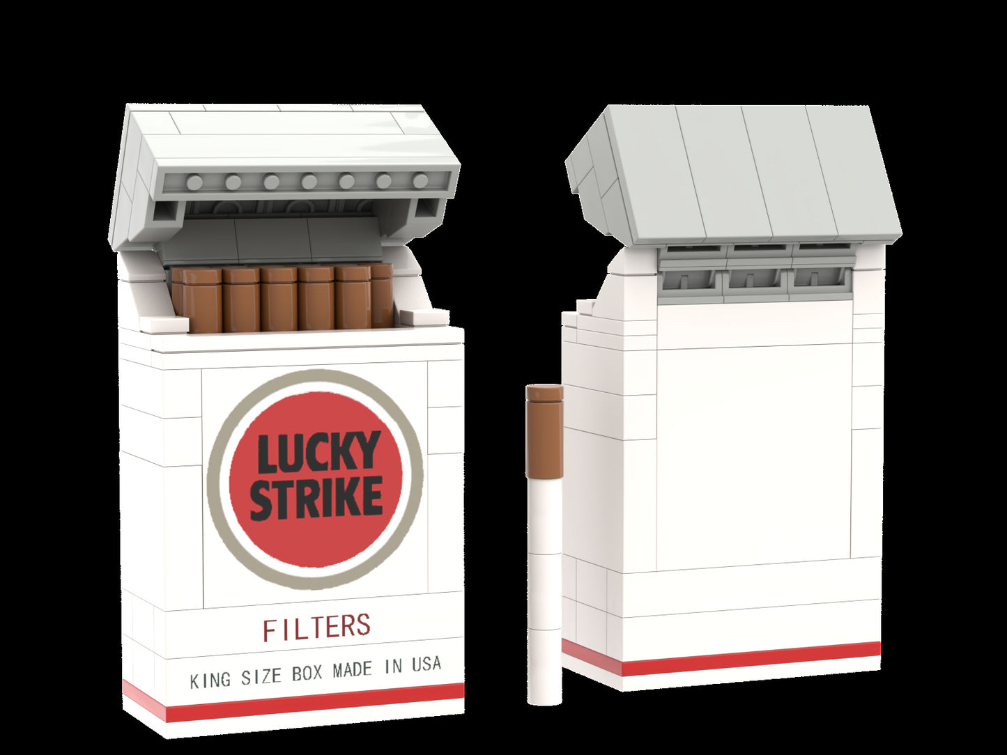 Customized cigarette boxes made of building blocks