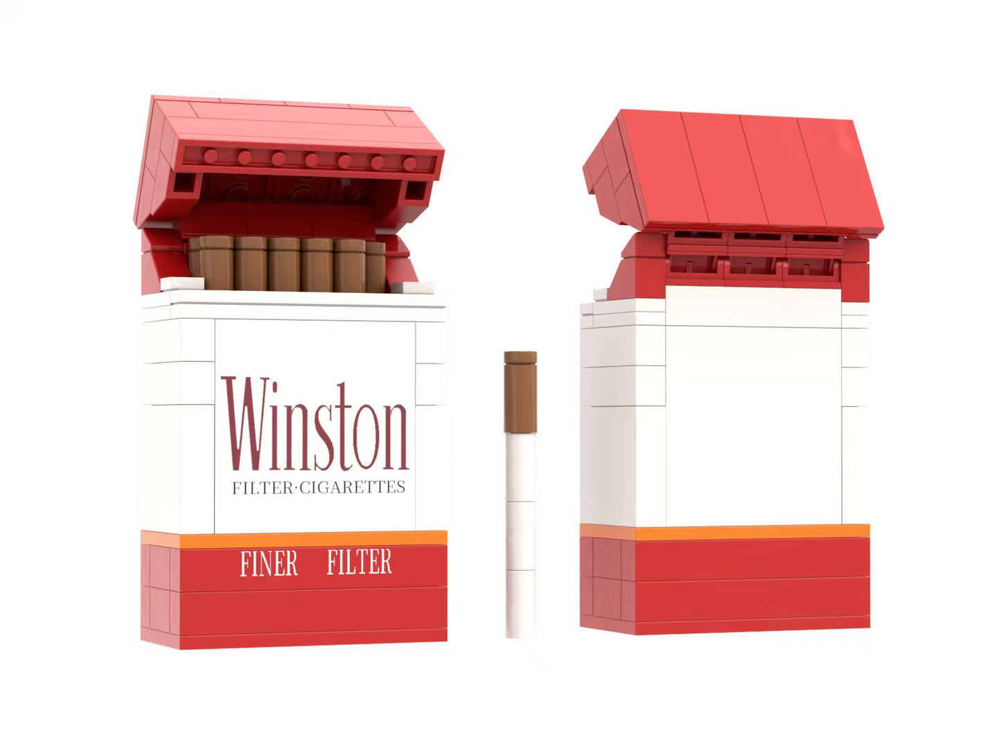 Customized cigarette boxes made of building blocks