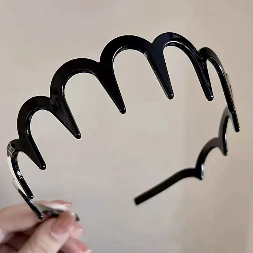 Cut Out Braided Headband Double-Layer Bangs Clip Hairband