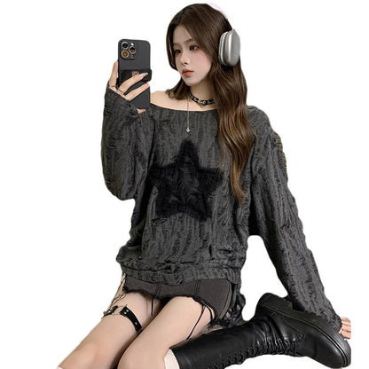 Cut-out drawstring top