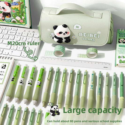Cute Animal Canvas Pencil Case for Kids