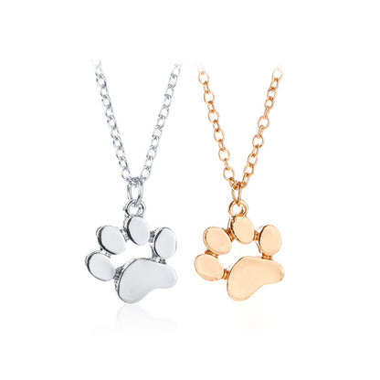 Cute Animal Cat Paw Necklace
