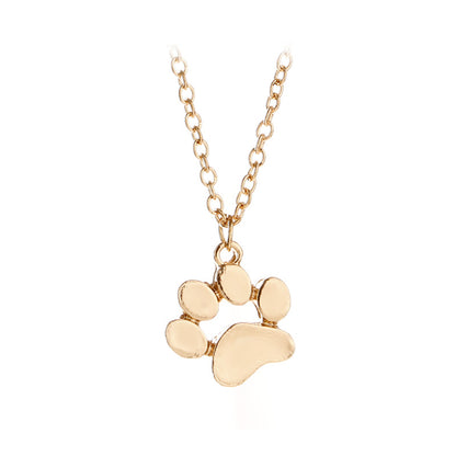 Cute Animal Cat Paw Necklace