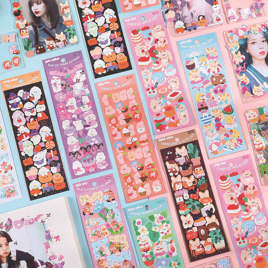 Cute Animal PVC Stickers