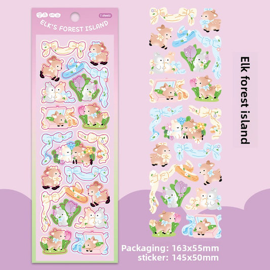 Cute Animal PVC Stickers
