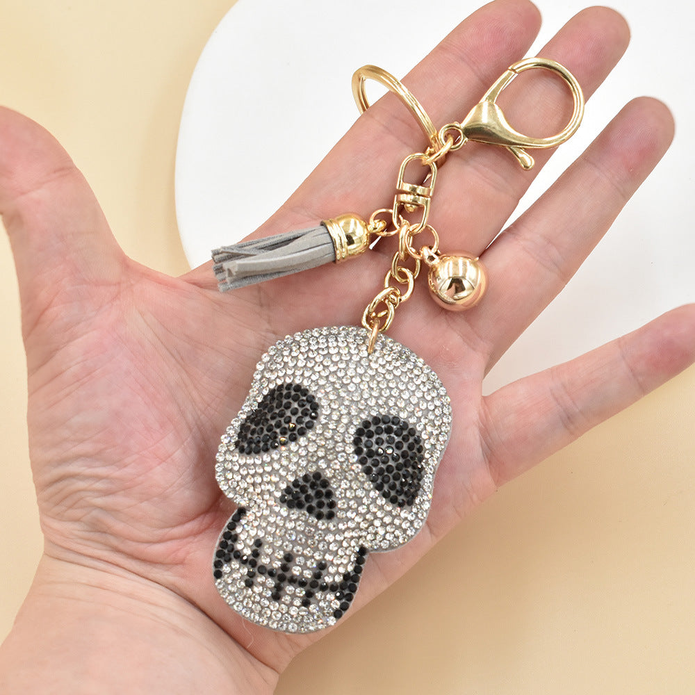 Cute Animal Rhinestone Keychain