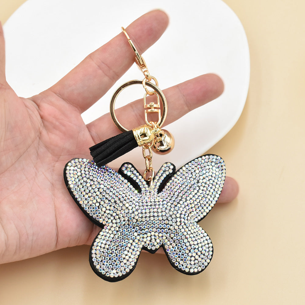 Cute Animal Rhinestone Keychain