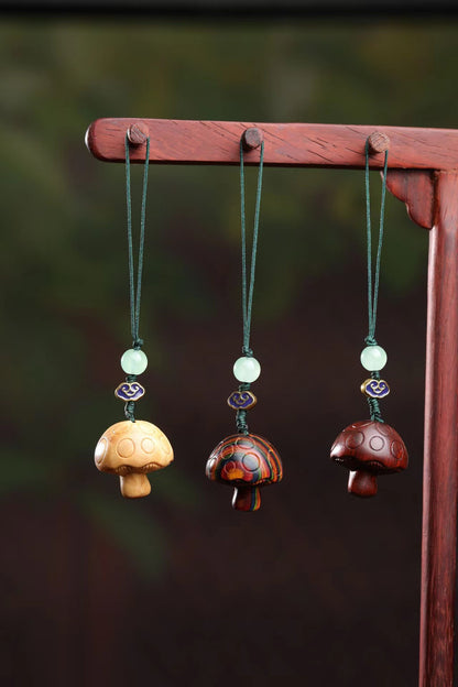 Cute Animal Wooden Phone Charm