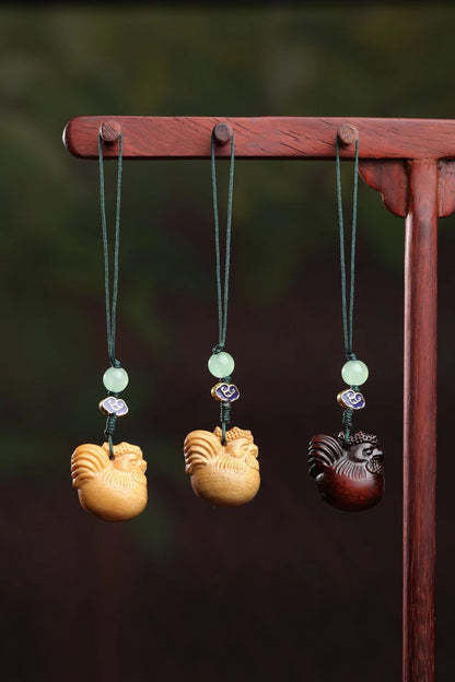 Cute Animal Wooden Phone Charm