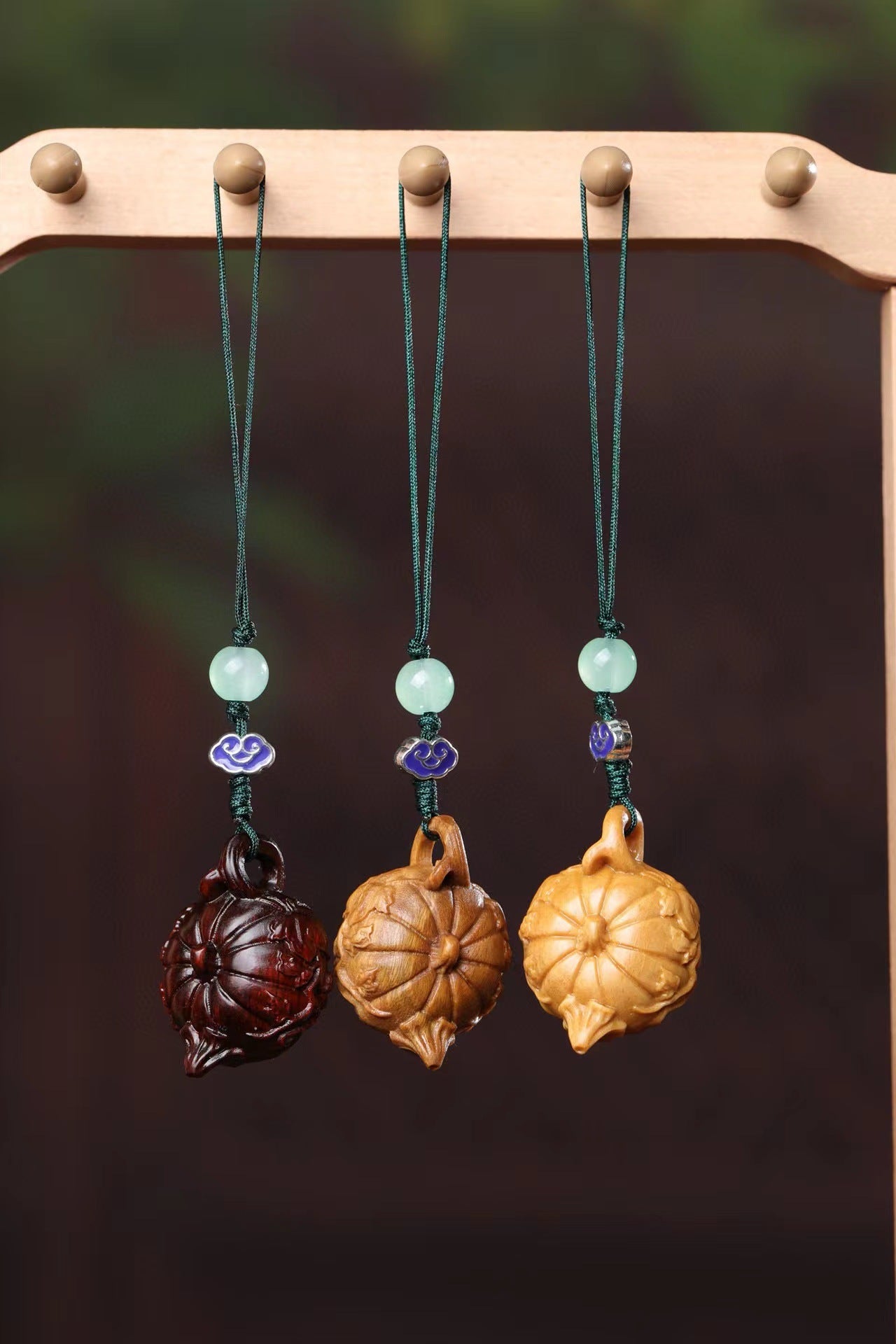 Cute Animal Wooden Phone Charm