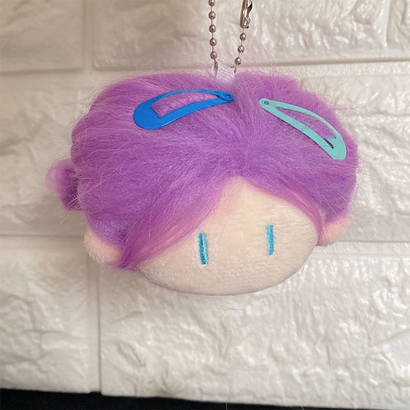 Cute balls head fried fur doll