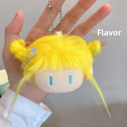 Cute balls head fried fur doll