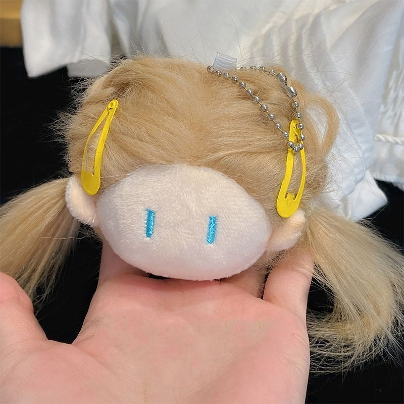 Cute balls head fried fur doll