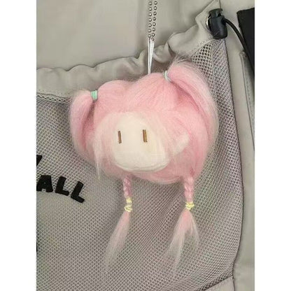 Cute balls head fried fur doll