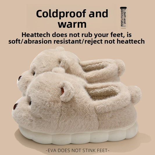 Cute Bear Cotton Shoes