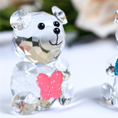 Cute bear decorative figurine