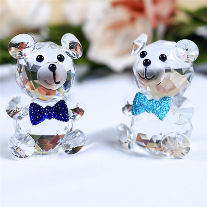 Cute bear decorative figurine