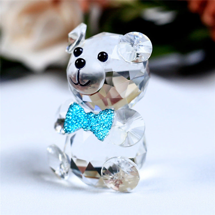 Cute bear decorative figurine