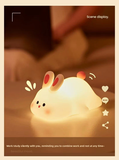 Cute Big-Faced Rabbit Ambient Light