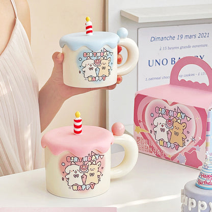 Cute Birthday Puppy Mug Household Couple Mug