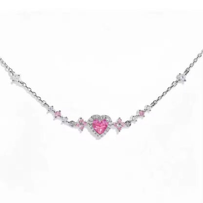 Cute Bow Heart Zircon Gold Plated Bracelet