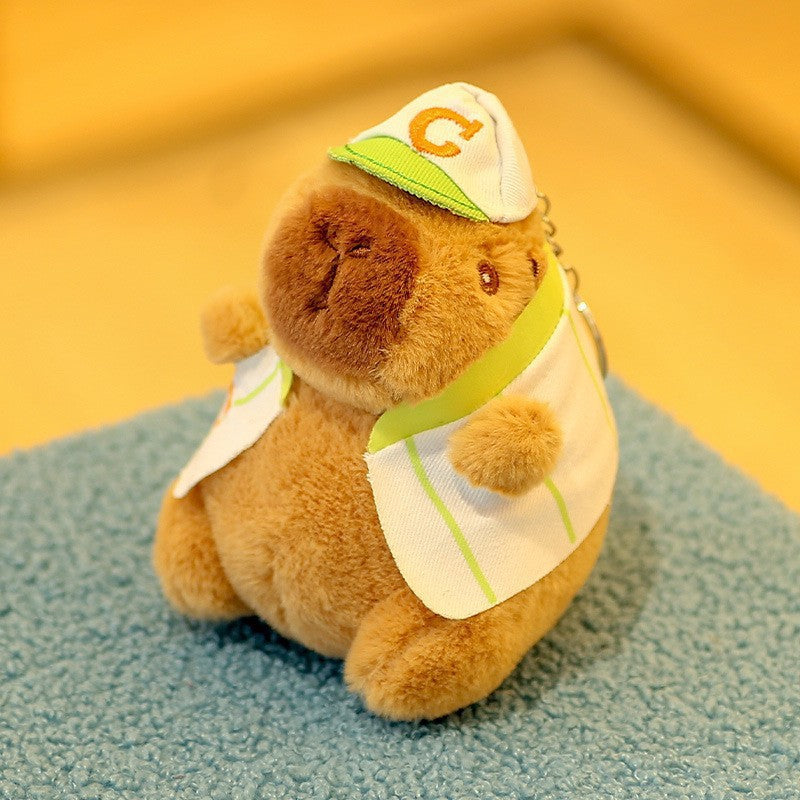 Cute Capybara Plush Toy Keychain