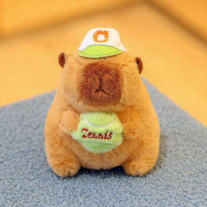 Cute Capybara Plush Toy Keychain