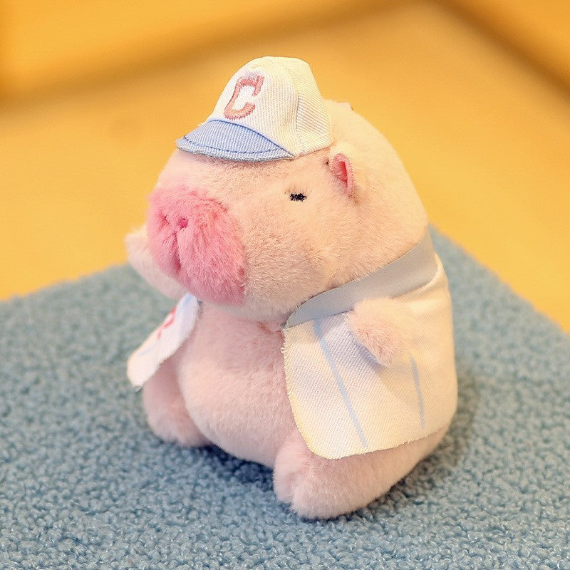 Cute Capybara Plush Toy Keychain