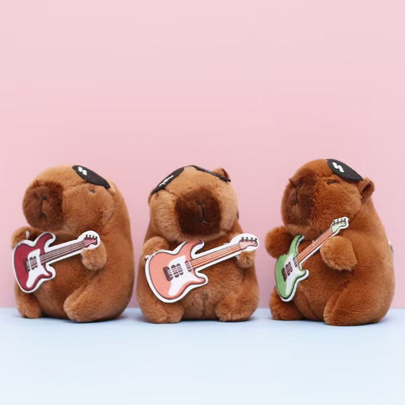 Cute Capybara Plush Toy Keychain