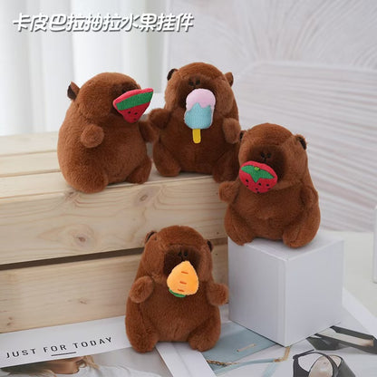 Cute Capybara Plush Toy Keychain